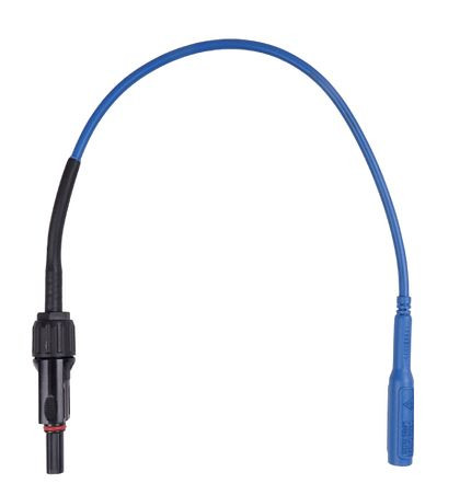 Metrel Prüfkabel, Blau, 0.3m, MC4 Buchse/Bananenbuchse - 1500 V, A 1840, 20993829