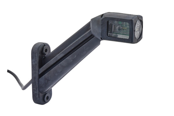 HELLA Umrissleuchte, LED, 12/24V, ADR/GGVS/ECE, Kabel: 500mm, Stecker: EasyConn, 2-polig, rechts/seitlicher Anbau, 2XS 011 744-101