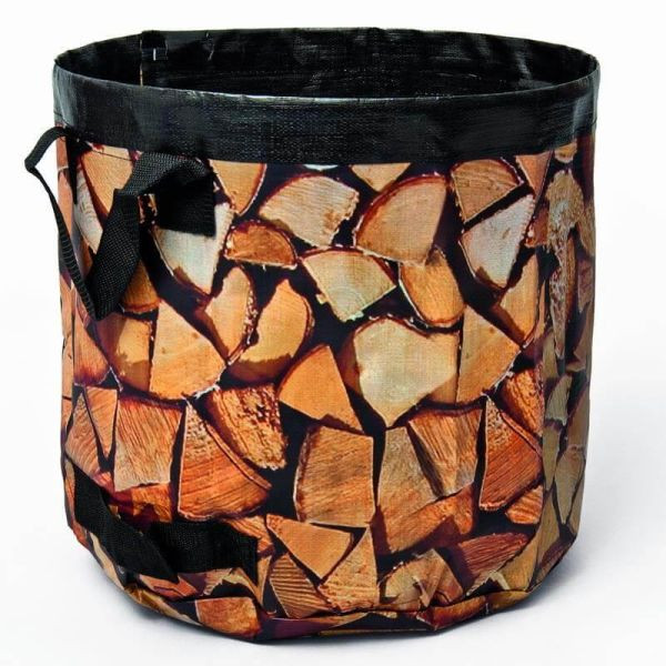 NOOR Kaminholztasche 40 kg Kaminholzkorb aus PE-Gewebe, 0164540KATAB