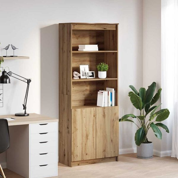 vidaXL Highboard Artisan-Eiche 70x35x180 cm Holzwerkstoff, 3328479