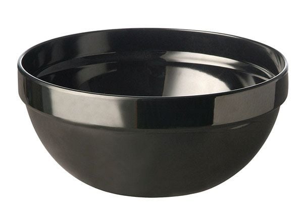APS Schale -CASUAL MAXI-, Ø 10 cm, Höhe: 4,5 cm, Melamin, schwarz, 0,15 Liter, 83697