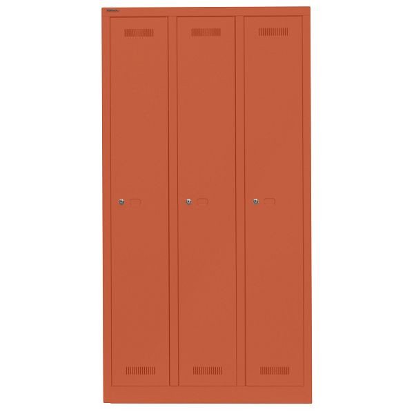 Bisley Garderobenschrank Monobloc™, 3 Abteile je 1 Fach, 683 sevilla, ML09T1683