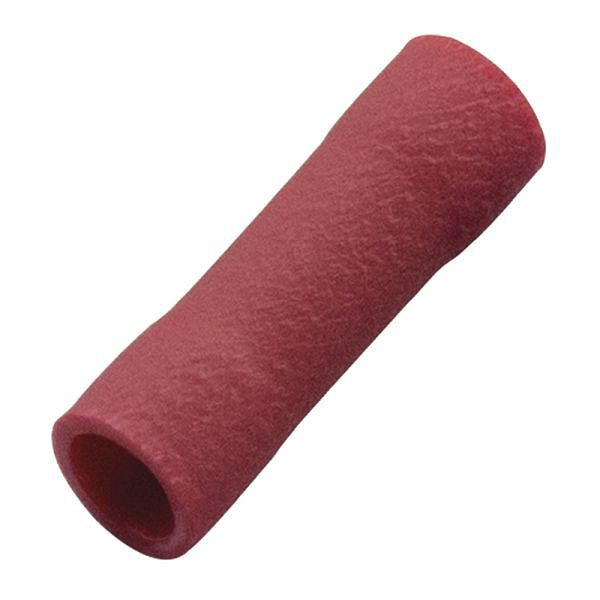 Haupa Parallelverbinder rot Nylon-isoliert 0,5-1,0 P, VE: 100 Stück, 260360
