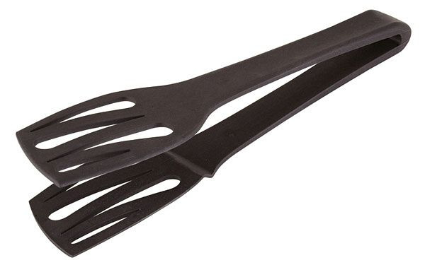 APS Toastzange, 10 x 8 cm, Griff: 17 cm, Polyamid, schwarz, 00601