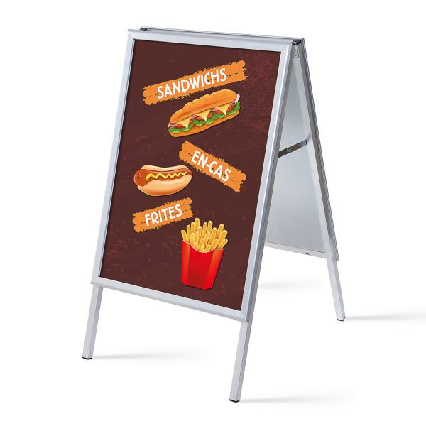 Showdown Displays Kundenstopper A1 Komplettset Snacks Französisch, ZPA1G32MEI521