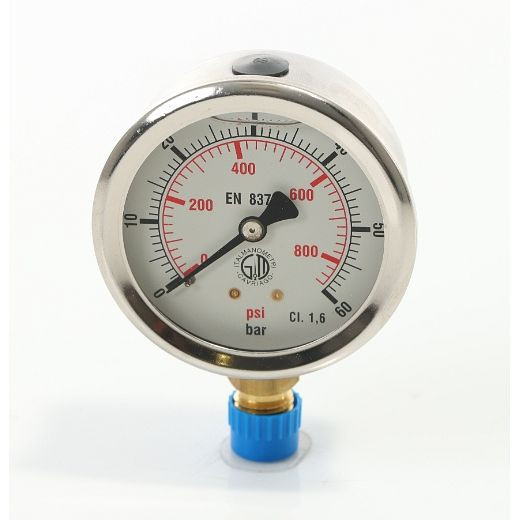 ELMAG Druckmanometer 0-60 Bar für Schraubstock, 9706129