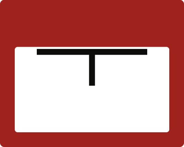 Moedel Hinweisschild zur Löschwasserentnahme blanko (B1, B2, B3), Aluminium 1,8 mm, 20x25 cm, 57249