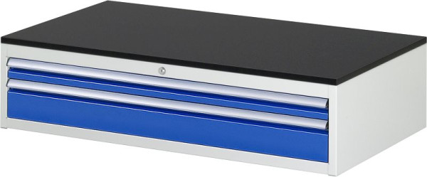 RAU Schubladenschrank Serie 7000, B1145xT650xH280mm, Schubladen: 1xH60, 1xH120mm, Arbeitsplatte melaminharzbeschichtet, 03-XXL1.1A-M.11