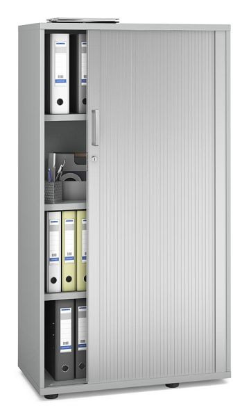 Deskin Rollladenschrank MULTI MODUL-PRO, Dekor lichtgrau, B 800 x H 1500 x T 420 mm, 352309