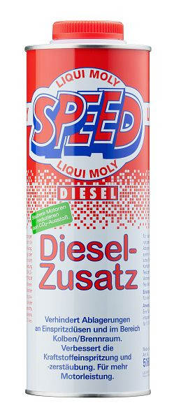 LIQUI MOLY Wirkstoffkombination Speed Diesel-Zusatz, Dose Blech, VE: 1 Liter, 5160