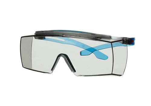 3M Schutzbrille SecureFit 3700, Indoor / Outdoor, PC-Scheibe, Augenbrauenschutz, SF3707XSGAF-BLU, 271469