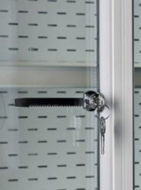 NordCap Schloss (1 Stück), für frontseitige Thermoglas-Schiebetüren für Serie ALASKA und ALASKA SLIM, jeweils 1x pro Türpaar, 41890050037800