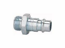 Riegler Nippel für Kupplungen NW 7,2 - NW 7,8, Stahl gehärtet und verzinkt, Außengewinde, 107546