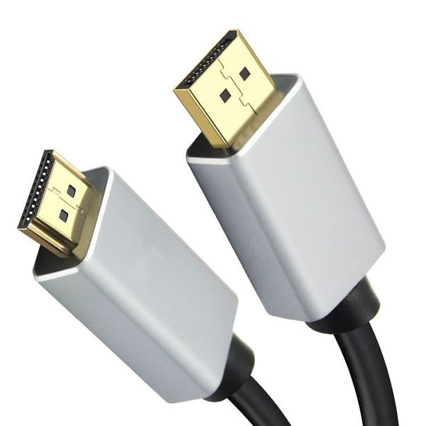 Helos Anschlusskabel, DisplayPort Stecker/HDMI Stecker, PREMIUM, 3,0m, schwarz, 288455