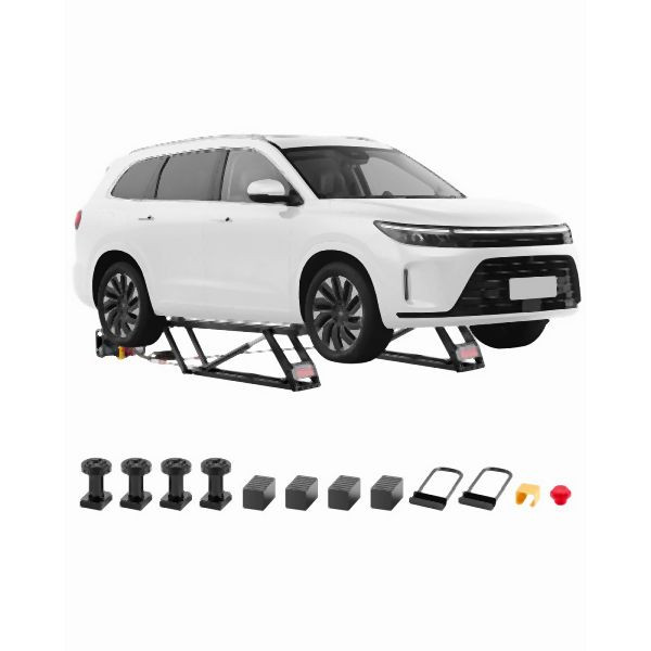 VEVOR Autolift Verstellbare Autohebebühne mit Fernbedienung 3175kg 175-260mm, QCSJJPTK70007TGC6V2