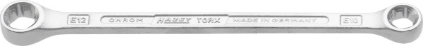 Hazet Doppel-Ringschlüssel TORX®, Außen TORX® Profil, E10, E12, 609-E10XE12