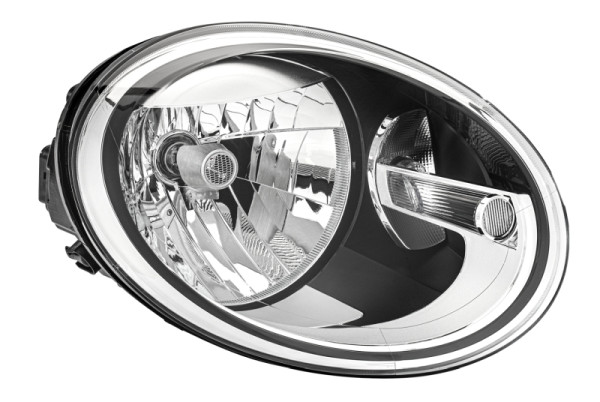HELLA Halogen/FF-Hauptscheinwerfer - für u.a. VW Beetle (5C1, 5C2) - ECE/CCC - für Rechtsverkehr - rechts, 1E9 010 793-021