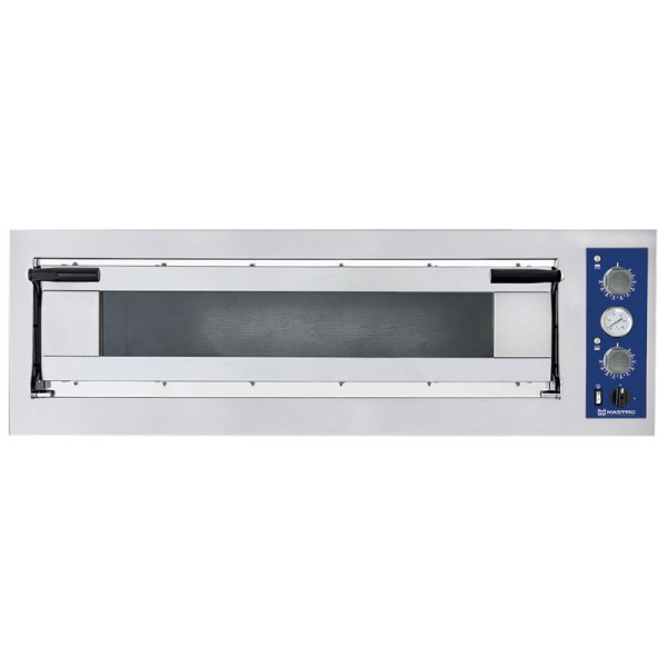 Mastro GO Elektro-Pizzaofen für 6 Pizzen ø 35 cm, mechanische Bedienung, 1360 x 950 x 415 mm, STACK6L/P