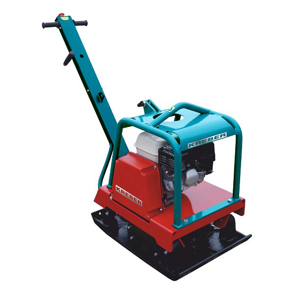 KREBER Rüttelplatte K25RP HONDA GX200 Benzin 41 kW inkl. Transporträder