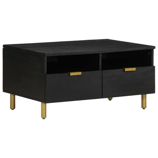 vidaXL Couchtisch Schwarz 80x54x40 cm Holzwerkstoff, 4017661