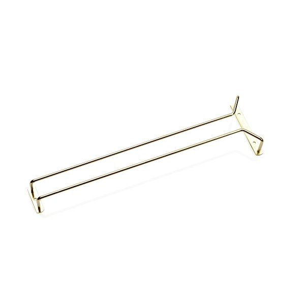 WAS Gläserschiene, 41,5 cm, vermessingt, 1426401, 4044925046428