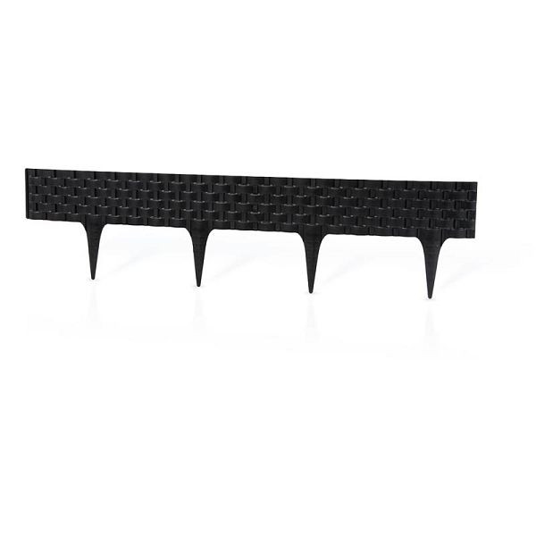 NOOR Rasenkante Palisade in Rattan Optik, 2,46m, VE: 3 Stück, 011RAKA246A