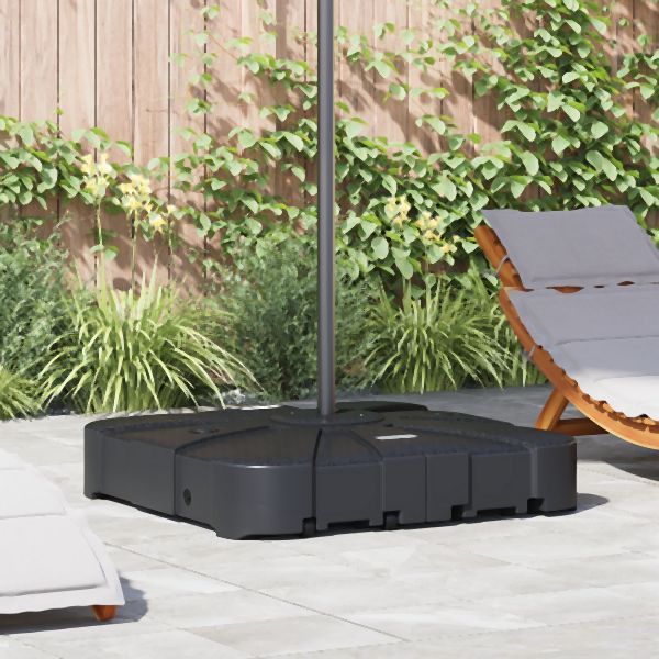 vidaXL Set aus 2 Freischwingenden Sonnenschirmständern - 150kg Sand oder 113kg Wasser, 42006932