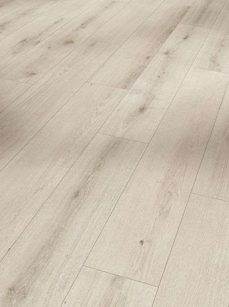 Parador Designboden Modular ONE Eiche Urban weiß gekälkt Landhausdiele Holzstruktur 4-seitige Fase, VE: 10 Stück, 1730770