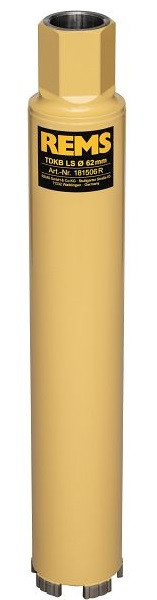 REMS Trocken-Diamant-Kernbohrkrone TDKB LS 62x320xUNC 1 1/4, 181506 R