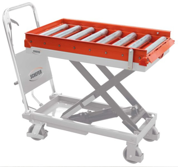 Schefer Rollenbahn für mobilen Hubtisch SHW Premium 1301010SHW30X und 1301010SHW50X, 1301013SHW-RB