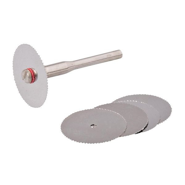 Silverline Edelstahl-Trennscheiben für Rotationswerkzeuge, 6-tlg. Satz, Ø 22 mm, 656628