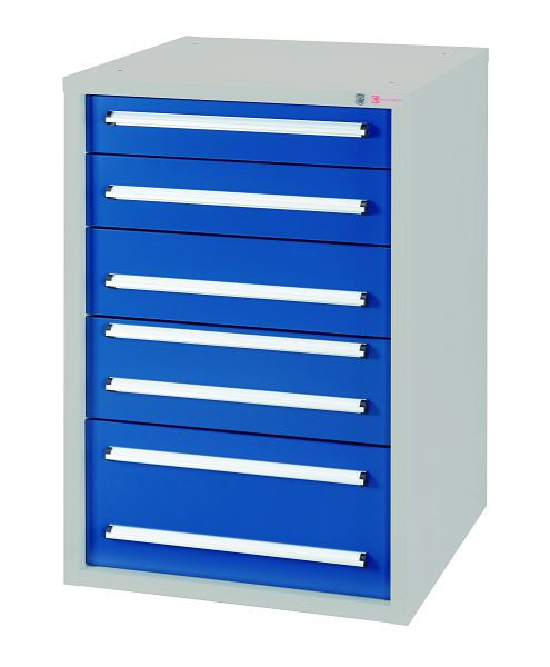 Dringenberg Schubladenschrank S7 1028/5, Teilauszug, ohne Platte, 026651-7035-5010