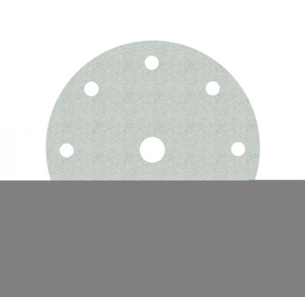 3M Hookit Papierschleifscheibe 618, 150 mm, P240, 6-fach gelocht, VE: 500 Scheiben, 7000034107