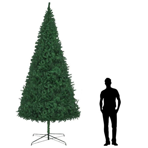 vidaXL Künstlicher Weihnachtsbaum 400 cm Grün, extra groß, 284293