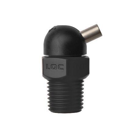 Loc-Line Hochdruckdüse CD 1/4", D=2,2mm, L=6,4mm, a=72° schwarz, L72065S