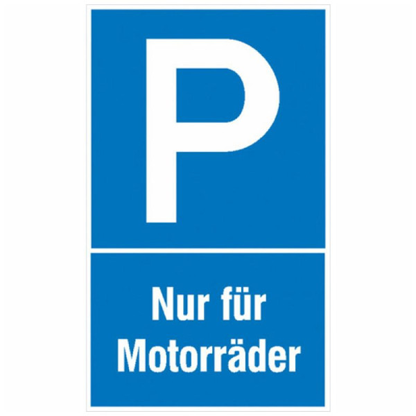 Stein HGS Parkplatzschild, Nur für Motorräder, 11.5190
