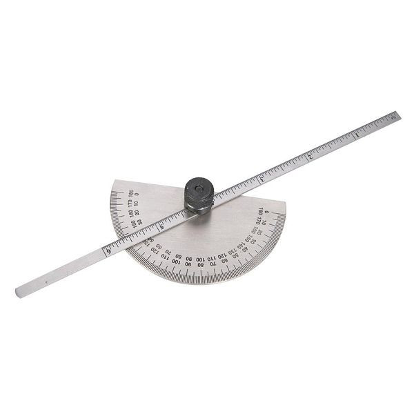 Silverline Winkelmesser mit Tiefenlehre, 150 mm, 783181