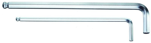 GEDORE Winkelschraubendreher für Innensechskantschrauben, extra lang, mit Kugelkopf, 5 mm, 6370410