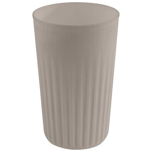 APS Mehrwegbecher -TO GO-, Ø 8,5 x 13,5 cm, 400 ml, Polypropylen, mokka, mit Stapelnocke (ohne Deckel), VE: 48 Stück, 66911