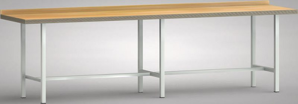 KLW Standard-Werkbank - 3000 x 700 x 840 mm L x T x H, WS301N-3000M40-X7000