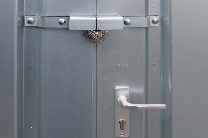 BOS Einbruchsicherung für Schnellbaucontainer 1-flügelige Tür (SE;LE), für Türen ab 2010, ZEBS-1