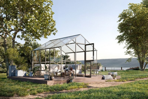 KGT Gewächshaus Modell Ortasia III, anthrazit-grau, 27300003