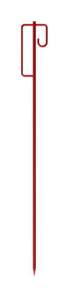 Schake Laterneneisen aus Rundstahl, Absperrleinenhalter, 315522-VE500