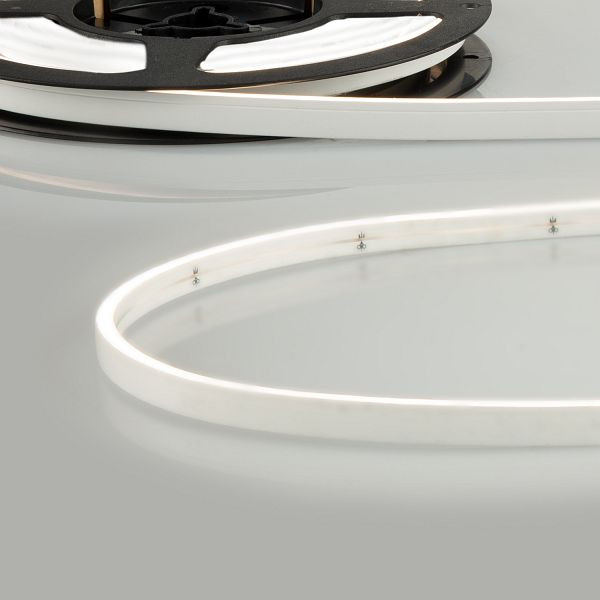 ISOLED LED NEON940 Flexband B04H08, 24V DC, 10W, IP67, 4000K, 5m Rolle, 140 LED/m, mit Montageclips, 116204