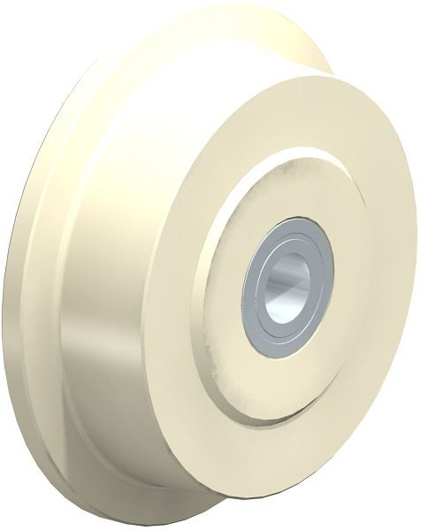 Blickle SPKGSPO 251K Rad aus Gusspolyamid, Weiß, 547059