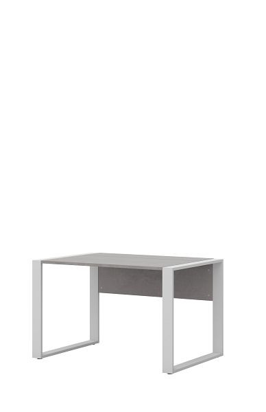 Röhr Schreibtisch B 120 cm x H 74 cm x T 80 cm, Beton, mit Kufenfuß, mit integriertem Kabelmanagement, 859B021000