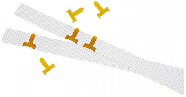 Eichner Planungssignale für Einstecktafel, breit, gelb, VE: 50 Stück, 9085-00073