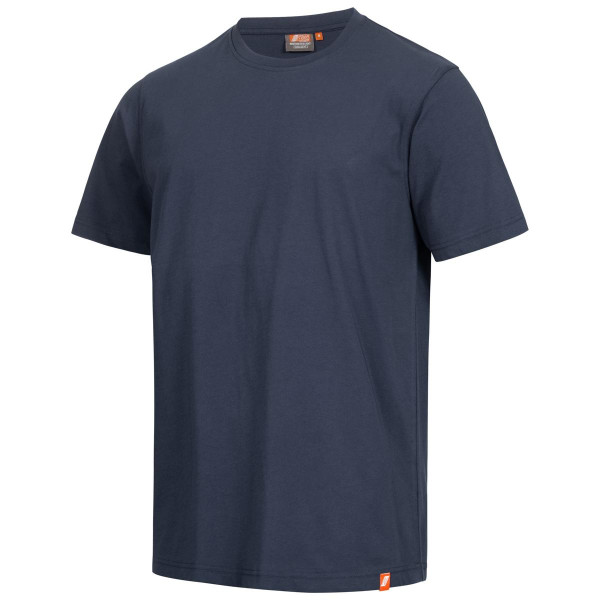 NITRAS MOTION TEX LIGHT, T-Shirt, vorgewaschen, Rundhals, Nackenband, 100% Baumwolle, 160 g/qm, Größe: XS, Farbe: marineblau, VE: 20 Stück, 7005-2100-XS