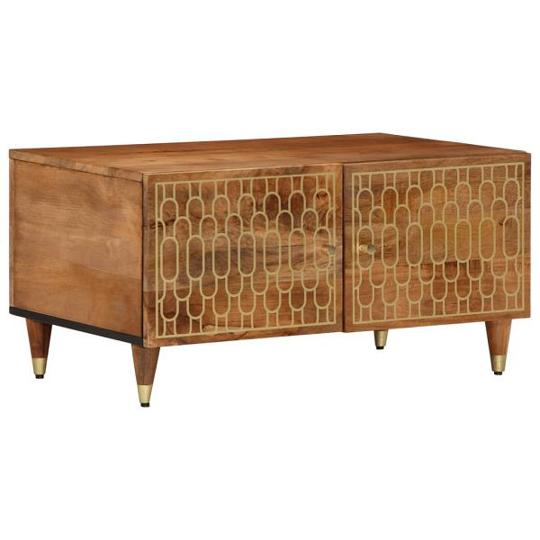 vidaXL Couchtisch 80x50x40 cm Massivholz Mango, Top-Qualität, 358289