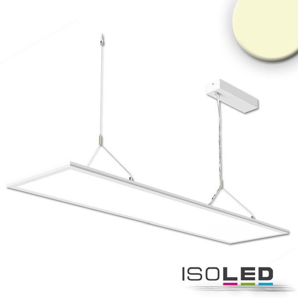 ISOLED LED Office Hängeleuchte Up+Down, 20+20W, 30x120cm, weiß, UGR<19, 3000K, DALI dimmbar, 115120
